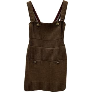 CHANEL 24a Dress Brown