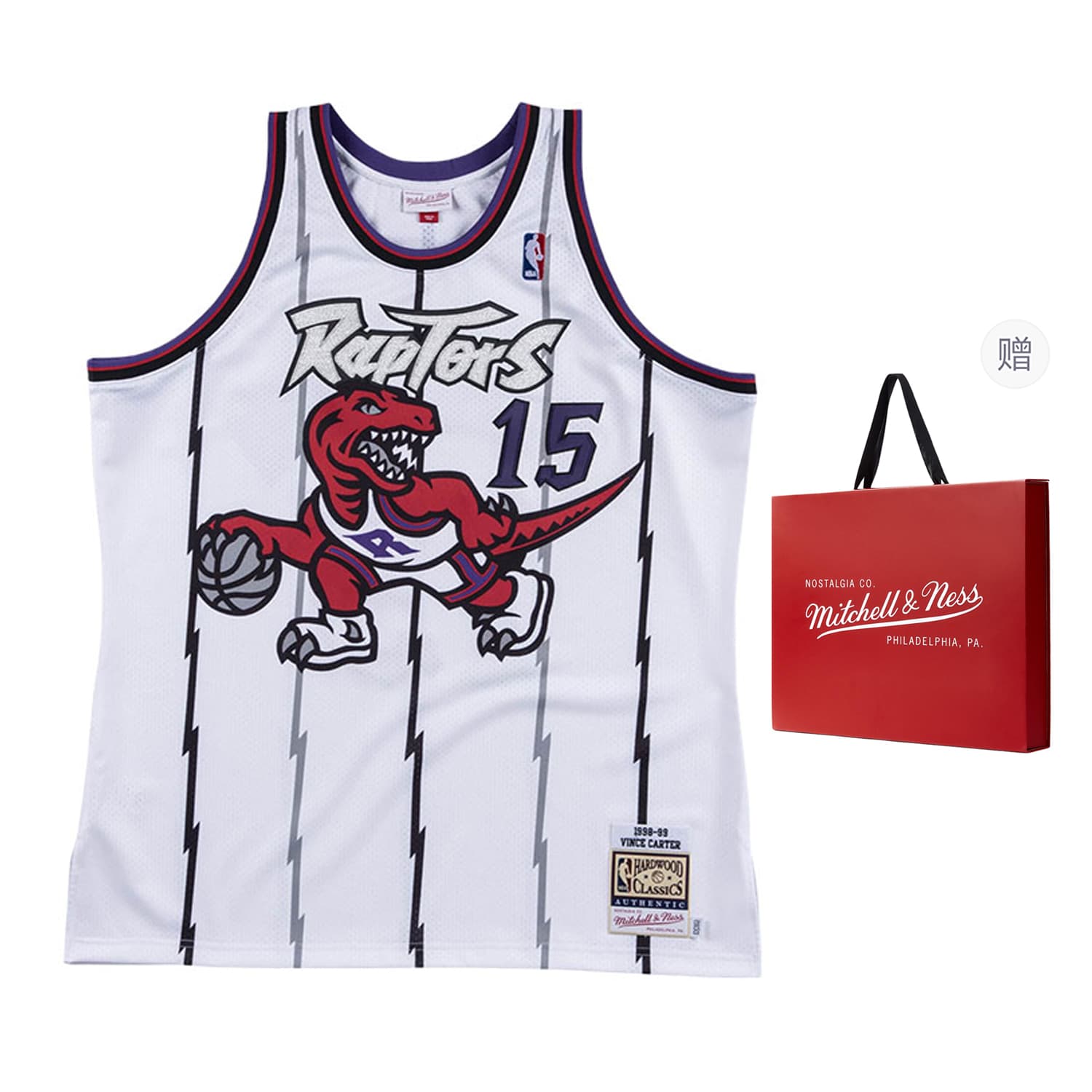 Mitchell Ness Nba Authentic "Toronto Raptors 1998 Vince Carter" jersey
