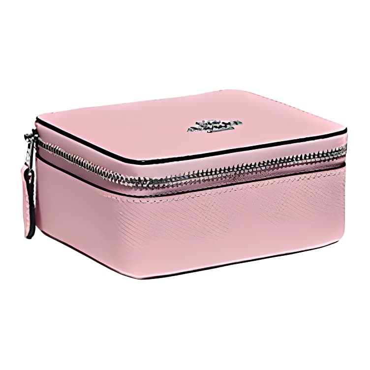 COACH Bo Cross Grain Storage Box Carnation Pink Pink