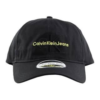CALVIN KLEIN Cotton Baseball Caps Black