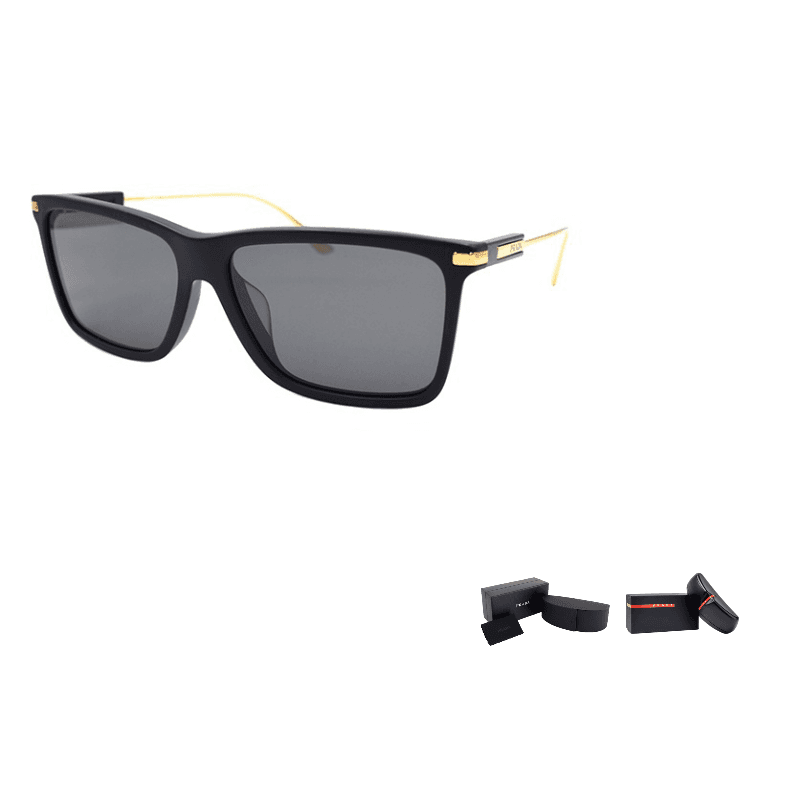 PRADA Matte Square Sunglasses Matte Black