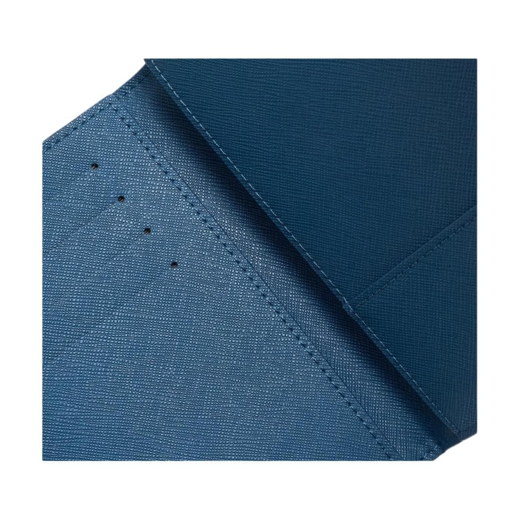 EMPORIO ARMANI Polyurethane Card Holder Dusk Blue