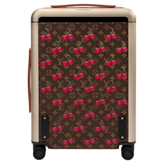 LOUIS VUITTON X Takashi Murakami Cherry Horizon 55 Brown Monogram