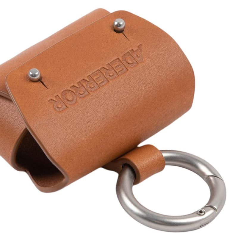 ADER ERROR Cow Earphone Case Brown