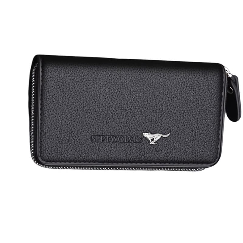 SEPTWOLVES Cow Key Pouch Regular Black Black