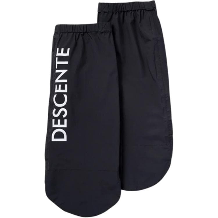 DESCENTE Nylon Sun Protection Leg Covers Black Black
