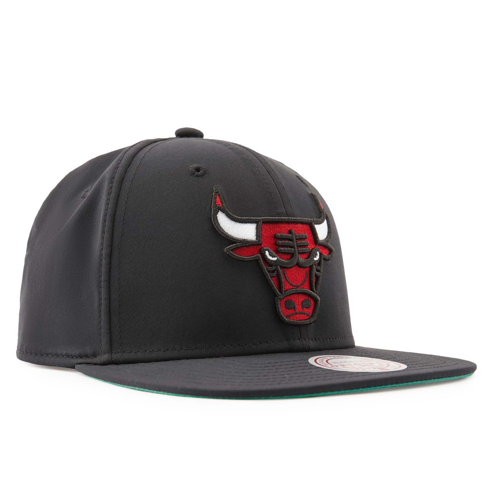 Mitchell Ness bulls logo snapback cap