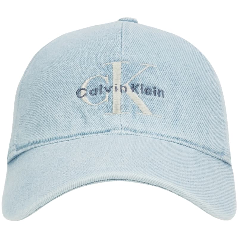 CALVIN KLEIN Cotton Baseball Caps Denim Light Blue LHL-Denim Light Blue