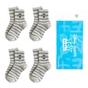 4 Pack (Stripes Black Bear)
