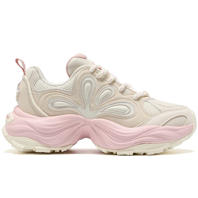 Palladium Textile, Synthetic Chunky White Pink