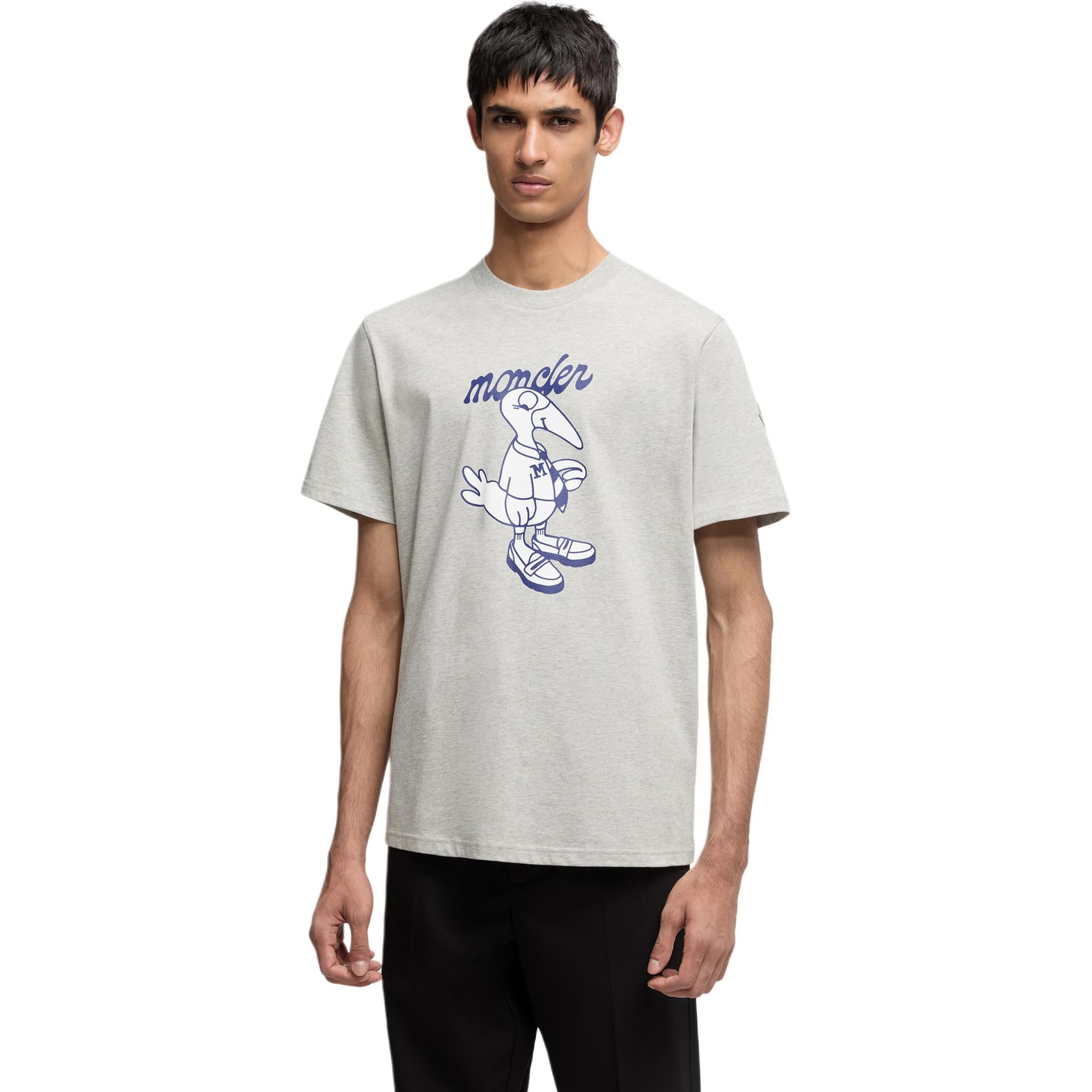 Moncler Logo Printed Crewneck T Shirt