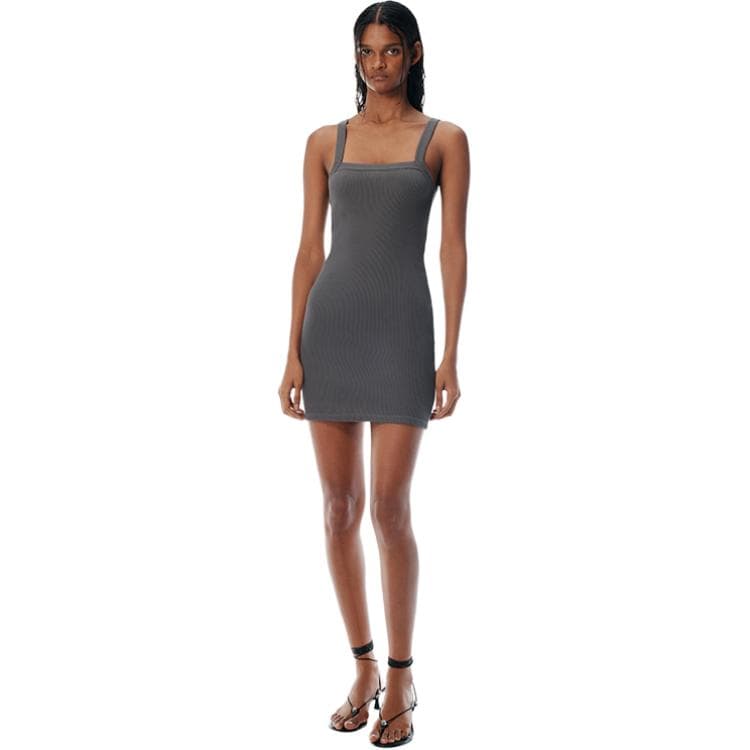 Alexander Wang ribbed squareneck dress