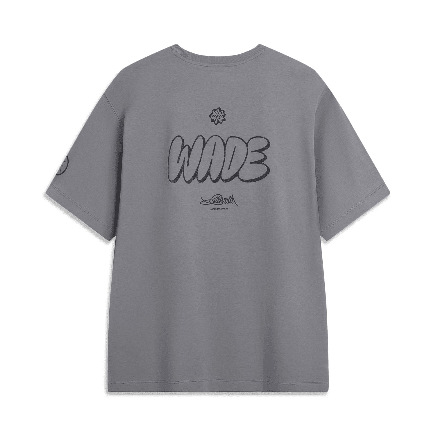 Li Ning x Jay Flow T Shirt Elegant Gray