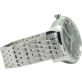 OMEGA 41 Automatic Mechanical Movement 100m Waterproof Watch 41mm Black Dial Stainless Steel Case