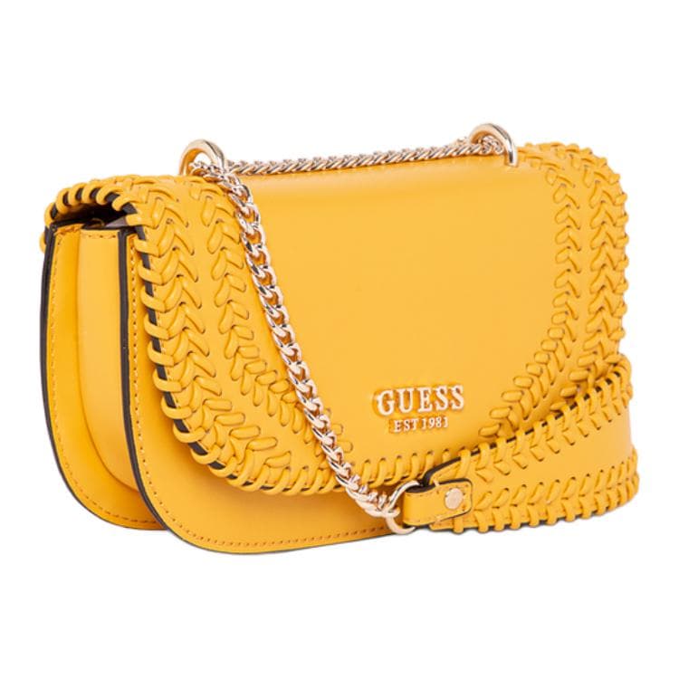GUESS Artificial Shoulder Bag, Crossbody Bag Yellow