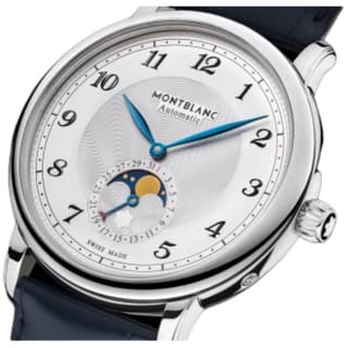 MONTBLANC Automatic Mechanical Movement Waterproof Watch 42mm White Dial Stainless Steel Case