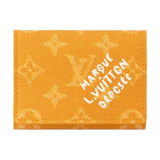 LOUIS VUITTON Envelope Business Card Holder Yellow