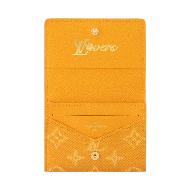 LOUIS VUITTON Envelope Business Card Holder Yellow