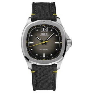 MIDO Helm Automatic Mechanical Movement 100m Waterproof Watch 39.2*40mm Gray Dial Stainless Steel Case