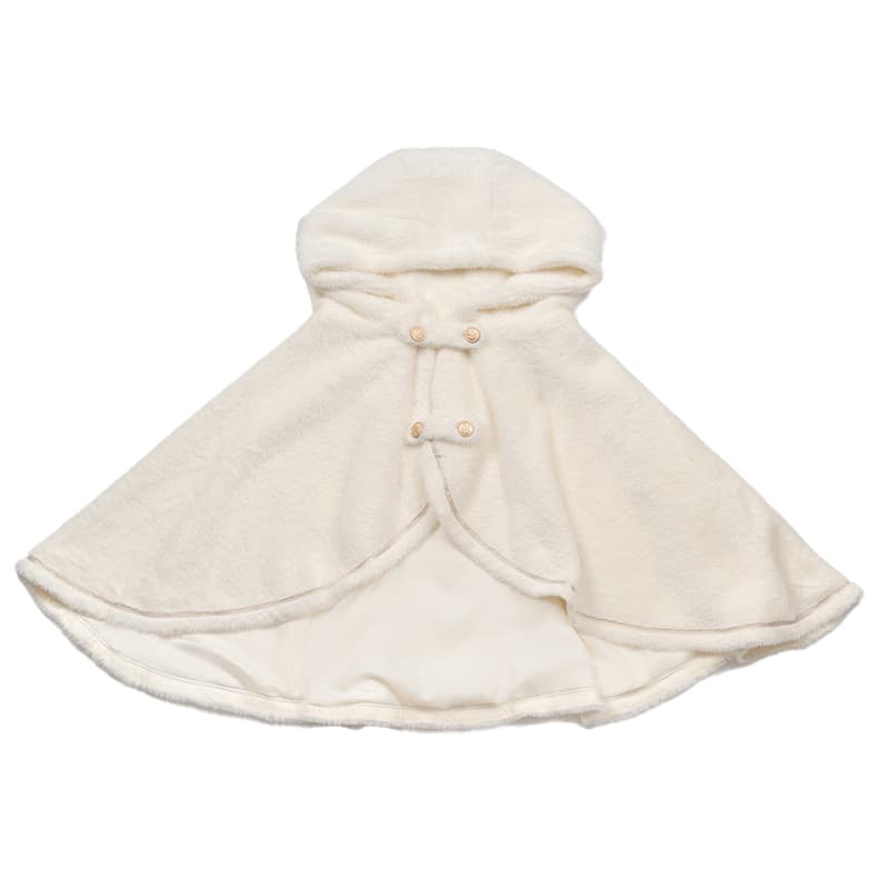 Beige Plush Cloak