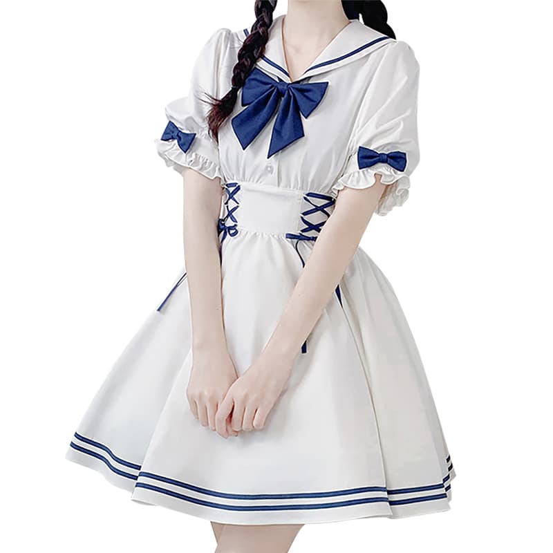 White ShortSleeved TShirt Dress