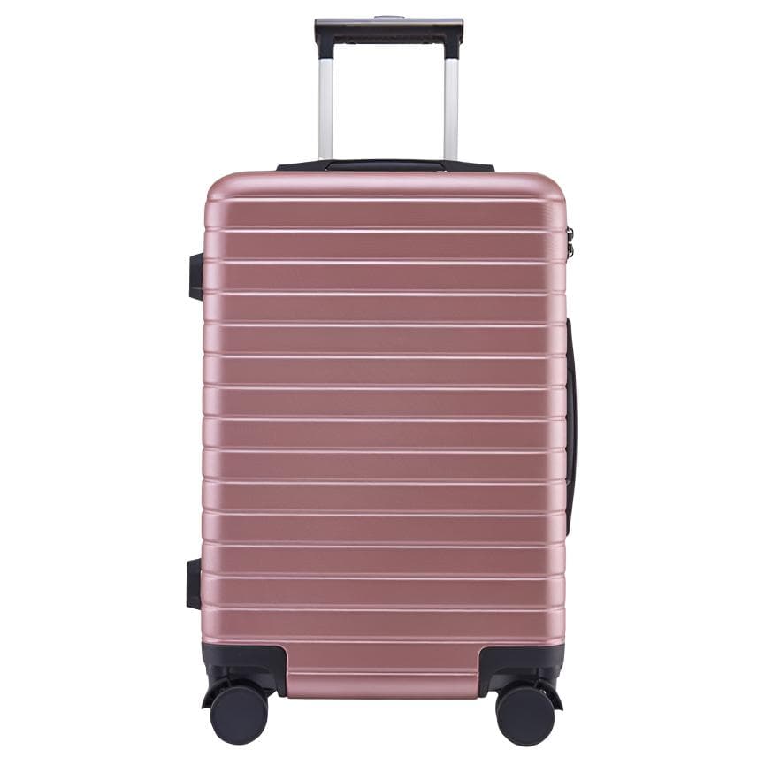 ELLE ABS+PC Travel Luggage Suitcase For Checked Baggage, Large Capacity 20 Inch, 24 Inch, 26 Inch, 22 Inch Rose Gold