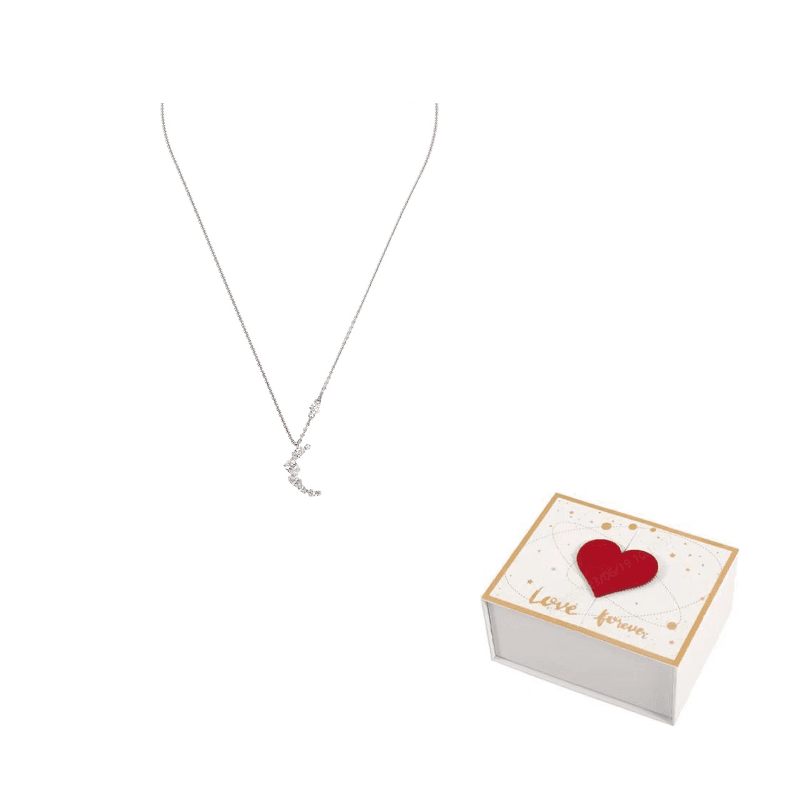 Swarovski Penélope Cruz Moonsun Rhodium plated Necklaces Silver