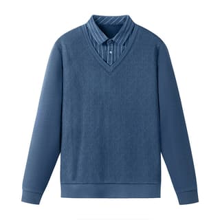 Hodo Sets Shirt Collar Thickened Fleece Lined