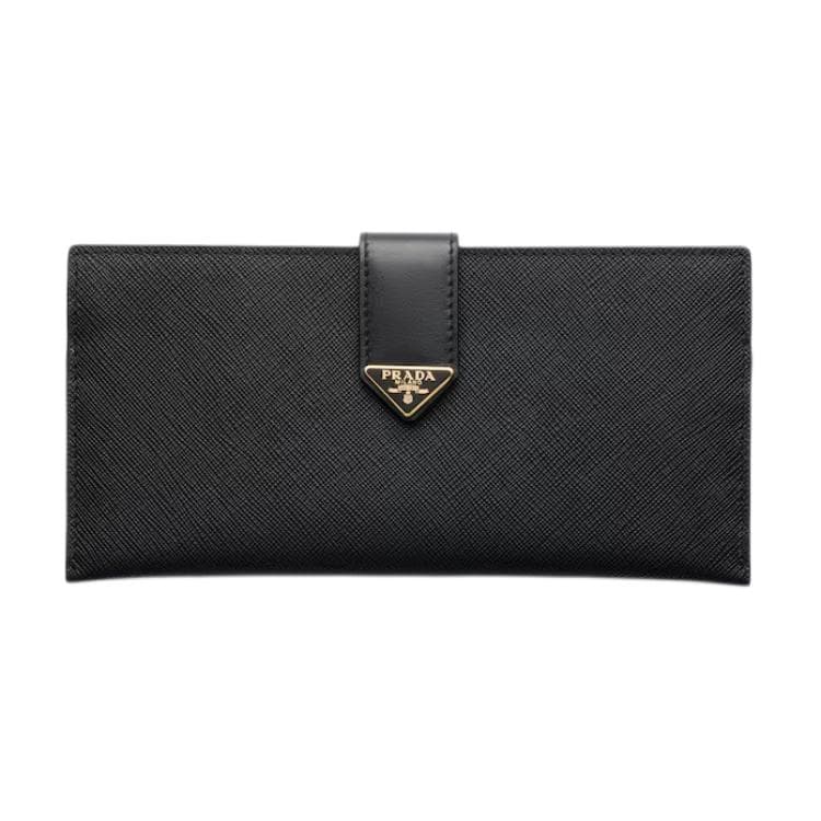 PRADA Cow Wallet Black Basic Set (Bag)