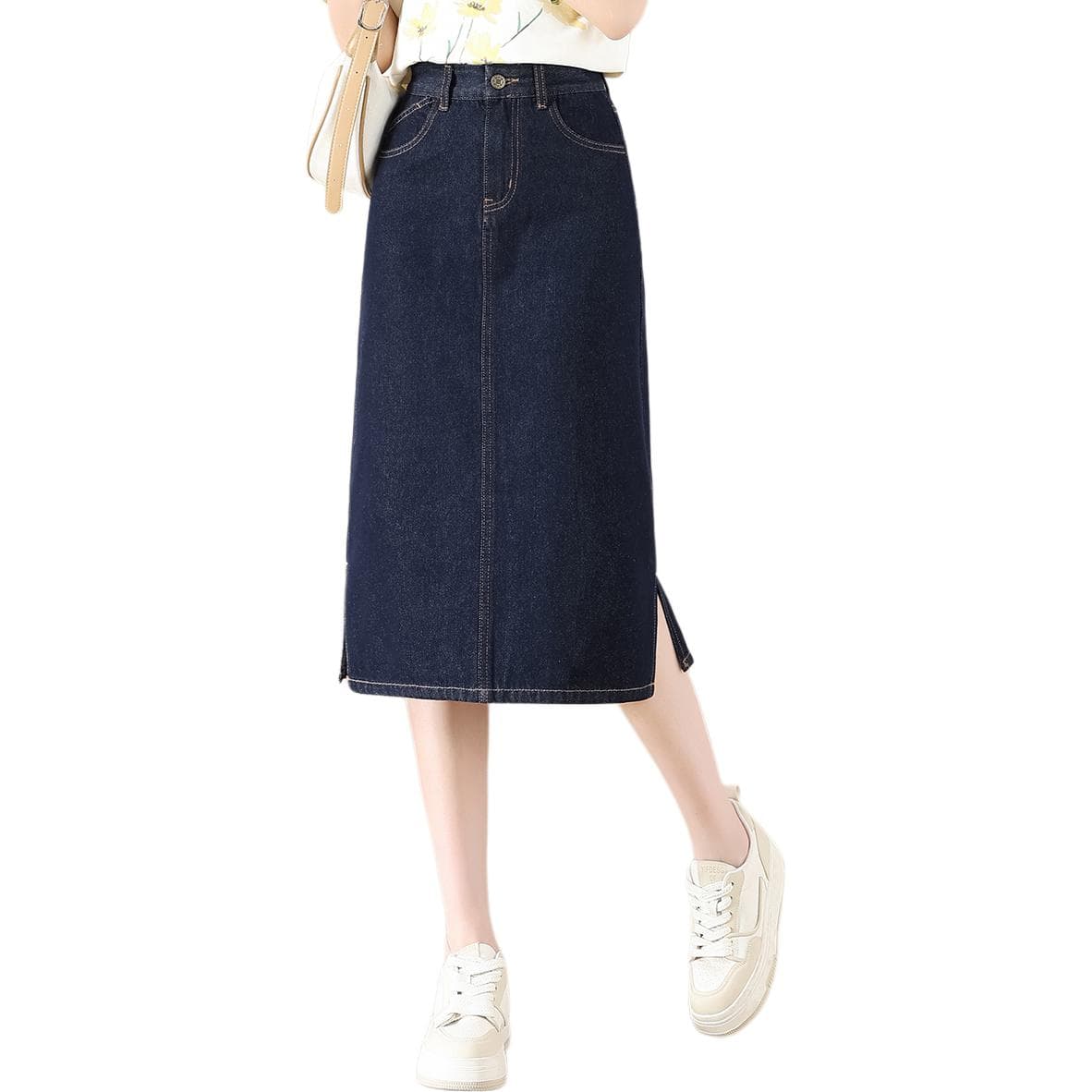 BALENO Denim Long Skirt