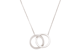 TIFFANY & CO. 2000s Interlocking Circlespendant Necklace