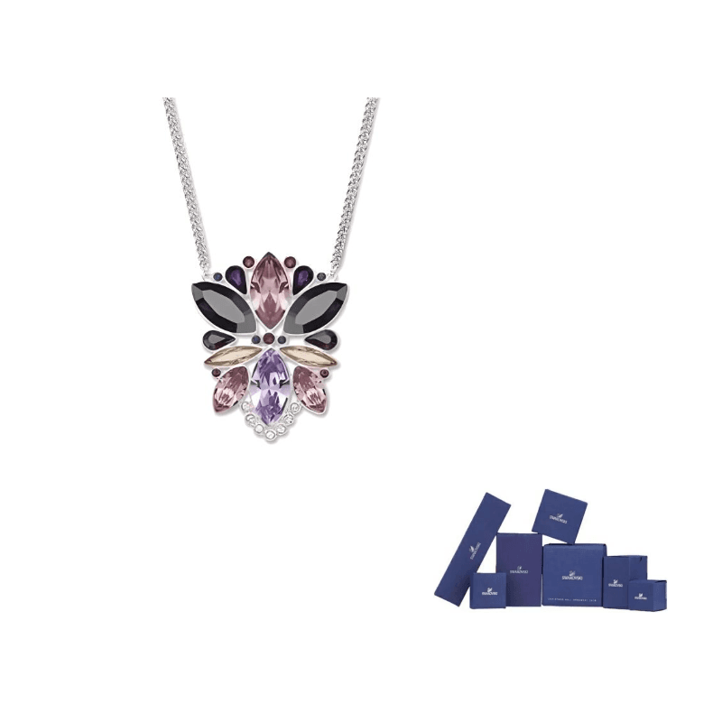 Swarovski Original Design Crystal, Zircon Necklaces Silver Silver
