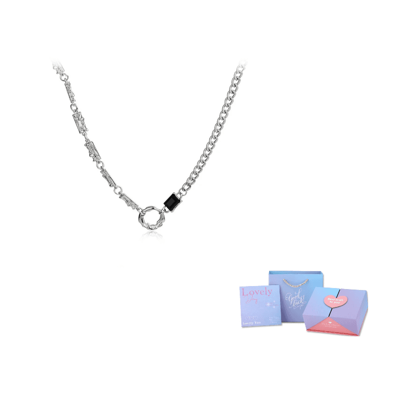 Irregular Circular Ring Necklace