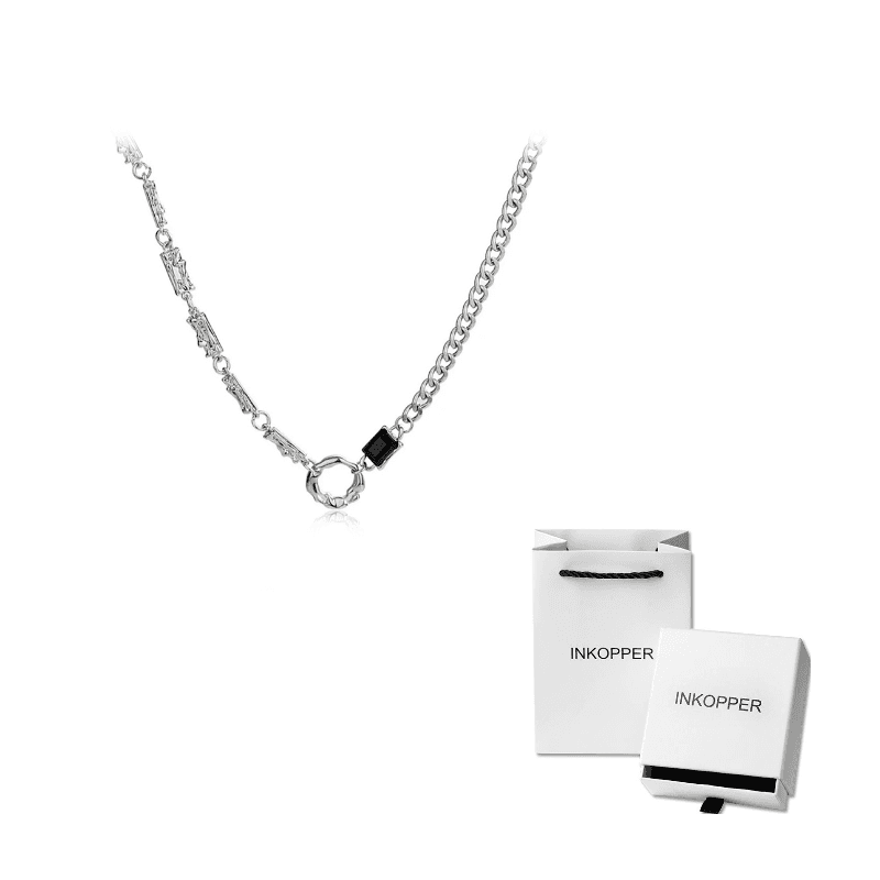 Irregular Circular Ring Necklace