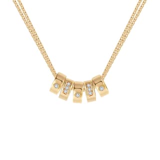 Apm Monaco MORSE CODE Alloy Necklaces Gold