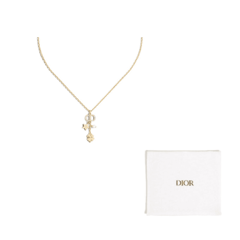 DIOR Metal Necklaces Gold