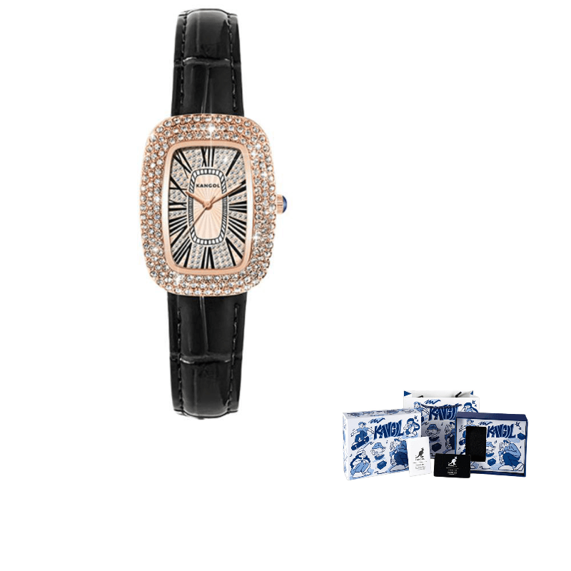 Black Strap Pigeon Egg Watch Dial