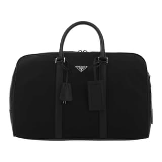 PRADA Triangle Logo patch Duffel Bag