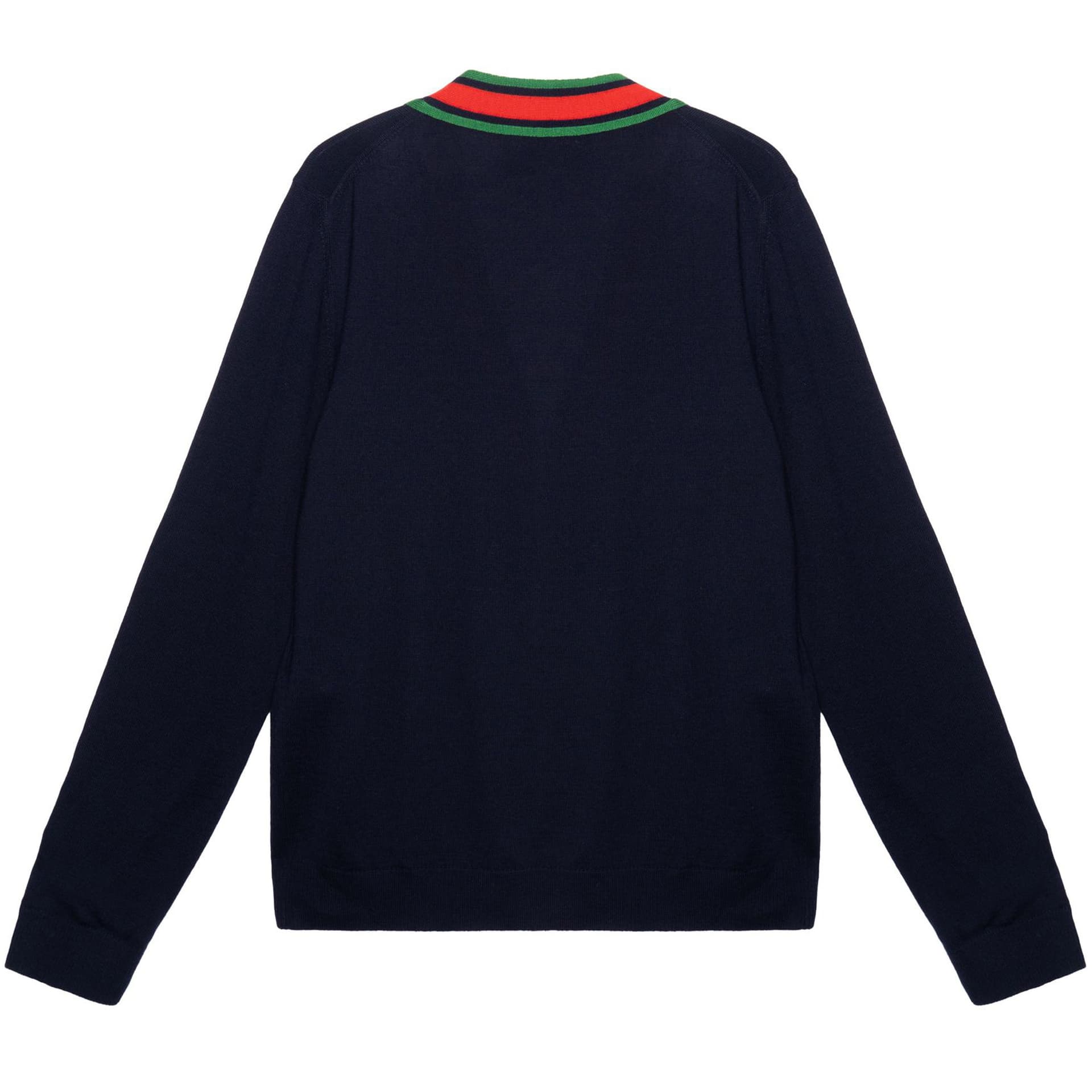 GUCCI Sweaters Dark Blue Vneck Moderate
