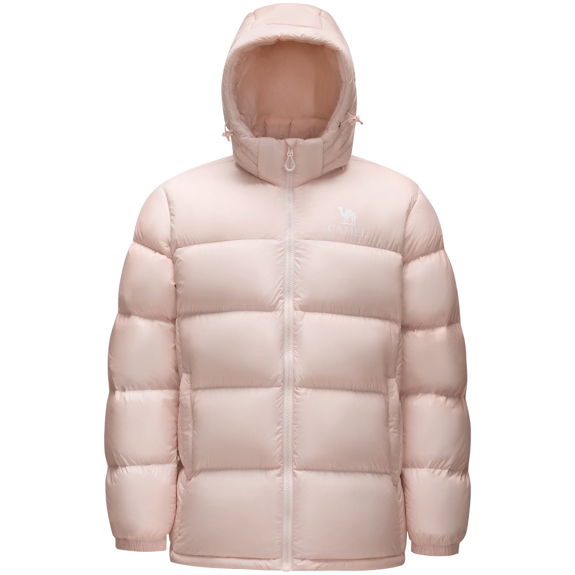 CAMEL Puffer Jacket Pilling Far Infrared Warming Thermal Static Down Jacket