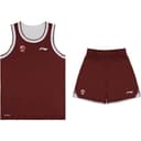 Dark Burgundy/White Birch Gray