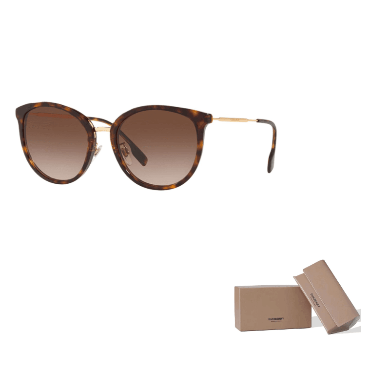 Burberry Round Frame Sunglasses Brown