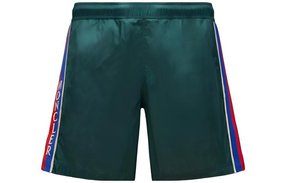 Moncler Logo Swim Swimming Dark Green Dark Green