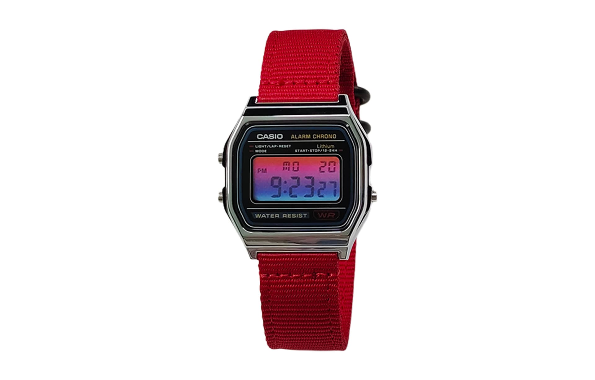 Red Strap Red Blue Gradient Dial