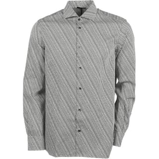 EMPORIO ARMANI Shirts Marine Blue Lapel Moderate