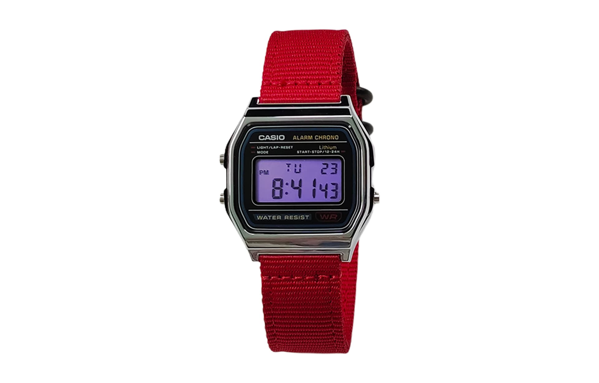 Red Strap Purple Lens