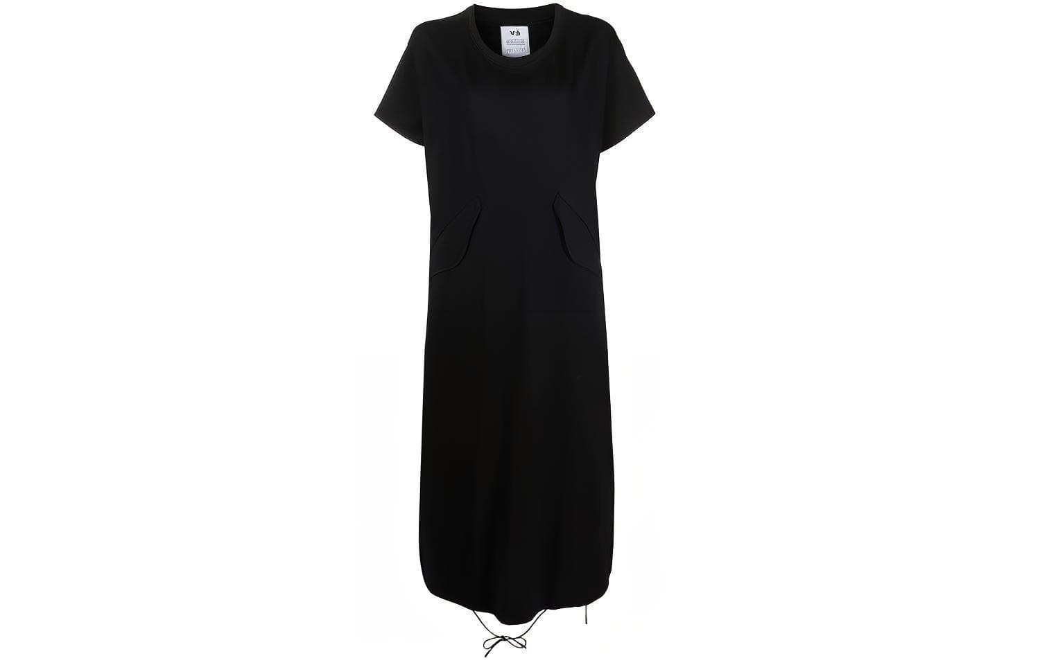 Y 3 Short Sleeved Dress Black Black