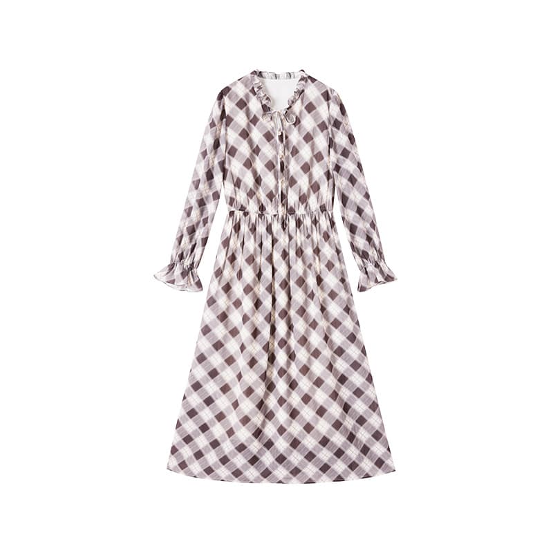 XIANGYING Long Sleeved Dress