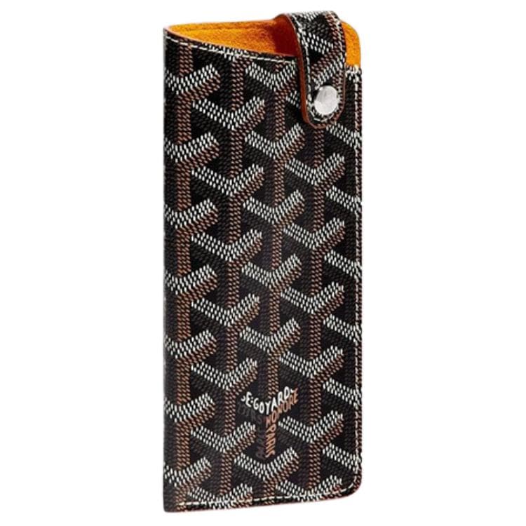 GOYARD Montmartre Canvas With Eyeglass Pouch Small Brown Basic Set (Bag)