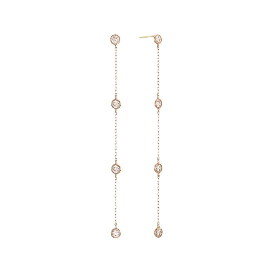 Lloyd 14K Gold Earrings Rose Gold Rose Gold